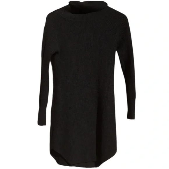 Aritzia Wilfred Free Bianca Knit sweater Dress mini dress black size XS - Picture 7 of 11
